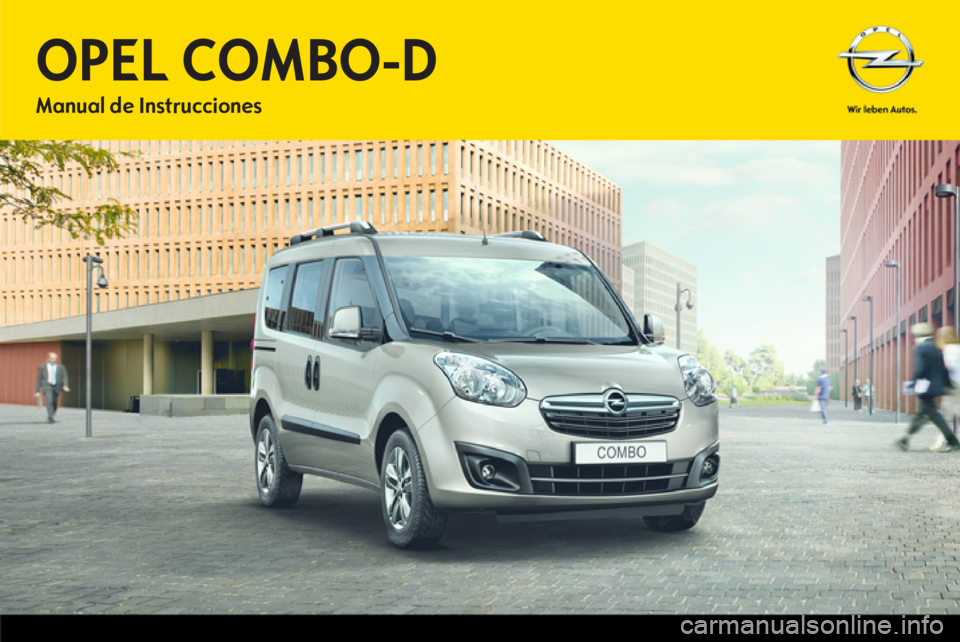 OPEL COMBO D 2013  Manual de Instrucciones (in Spanish) 