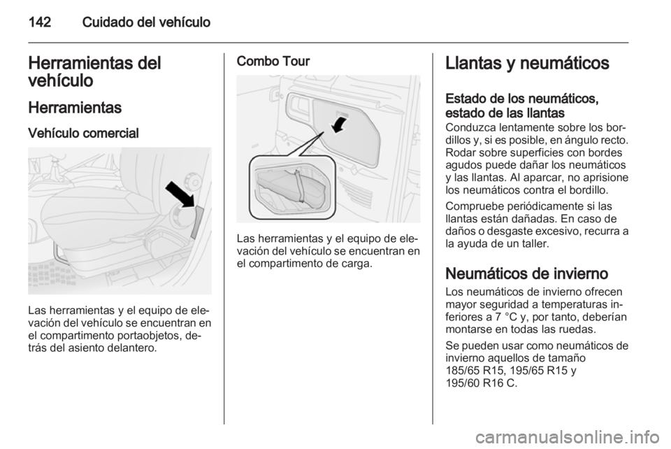 OPEL COMBO D 2013  Manual de Instrucciones (in Spanish) 
