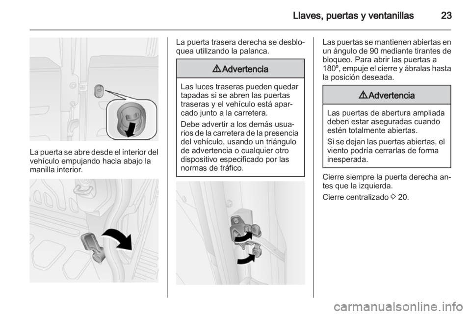OPEL COMBO D 2013  Manual de Instrucciones (in Spanish) 