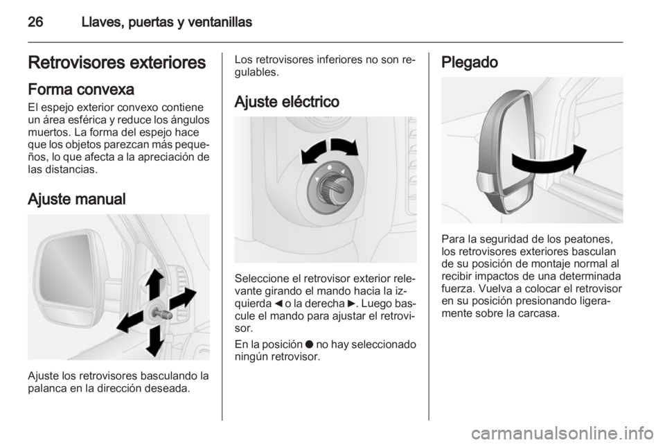 OPEL COMBO D 2013  Manual de Instrucciones (in Spanish) 