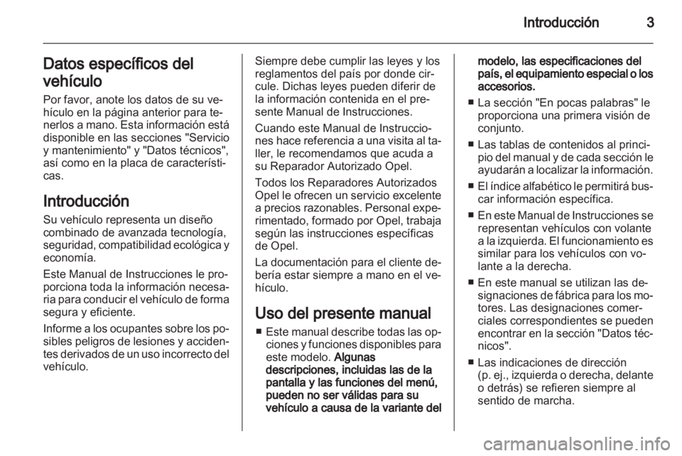 OPEL COMBO D 2013  Manual de Instrucciones (in Spanish) 