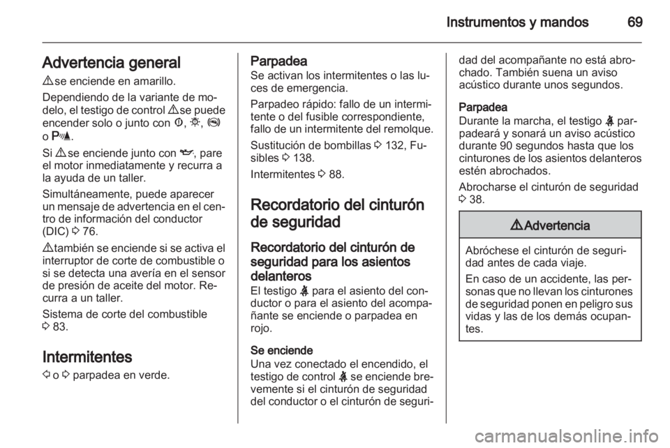 OPEL COMBO D 2013  Manual de Instrucciones (in Spanish) 