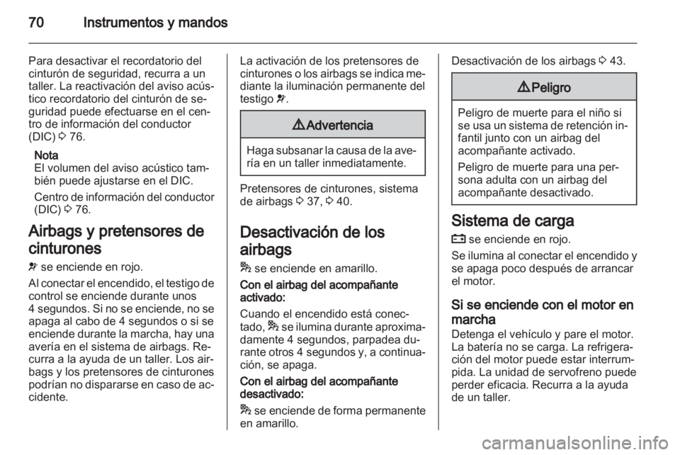 OPEL COMBO D 2013  Manual de Instrucciones (in Spanish) 