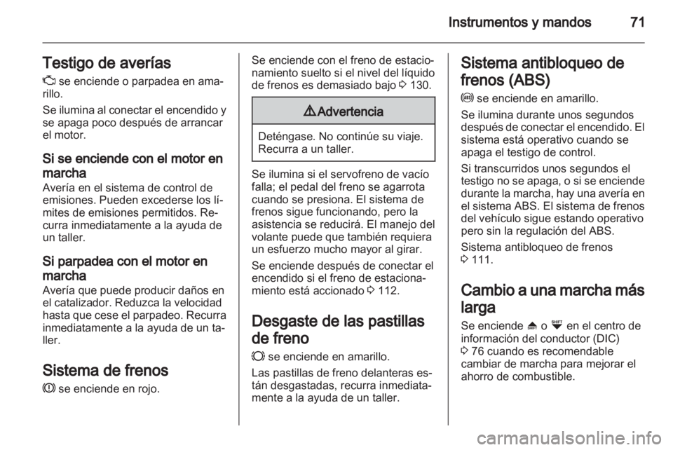 OPEL COMBO D 2013  Manual de Instrucciones (in Spanish) 