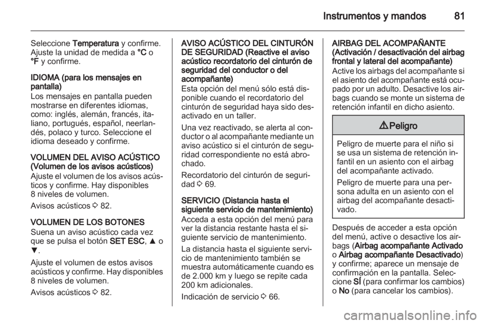 OPEL COMBO D 2013  Manual de Instrucciones (in Spanish) 