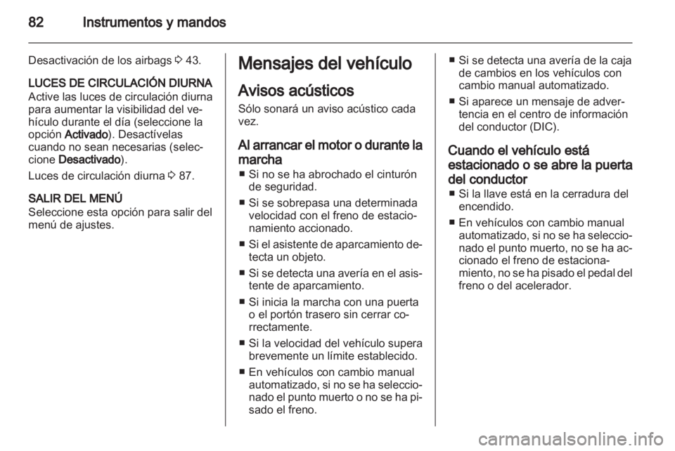 OPEL COMBO D 2013  Manual de Instrucciones (in Spanish) 