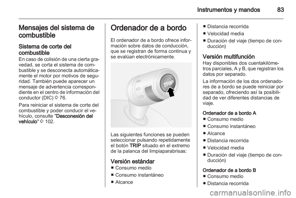 OPEL COMBO D 2013  Manual de Instrucciones (in Spanish) 