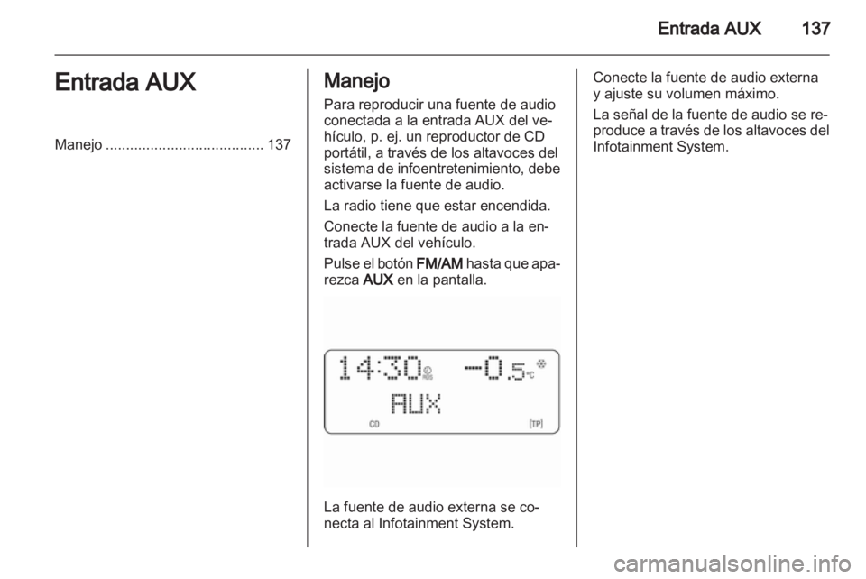 OPEL CORSA 2010.5  Manual de infoentretenimiento (in Spanish) 