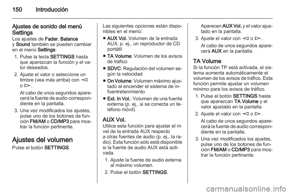 OPEL CORSA 2010.5  Manual de infoentretenimiento (in Spanish) 