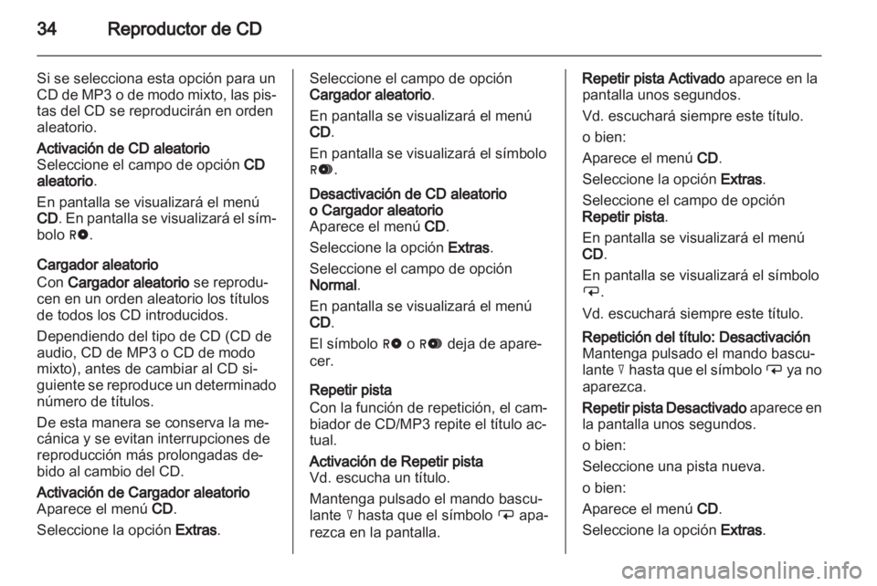 OPEL CORSA 2010.5  Manual de infoentretenimiento (in Spanish) 