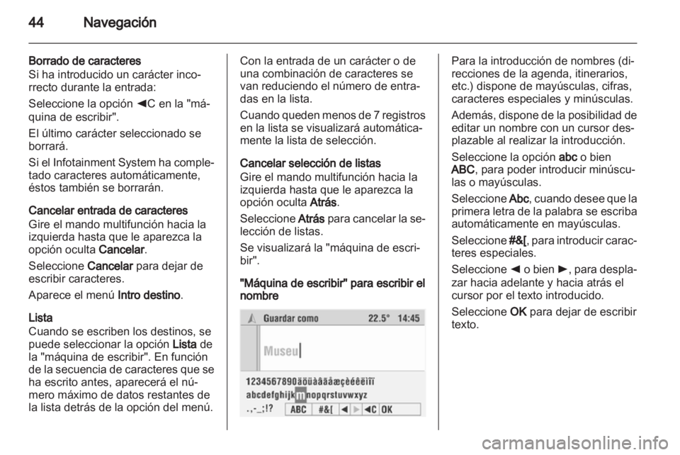 OPEL CORSA 2010.5  Manual de infoentretenimiento (in Spanish) 