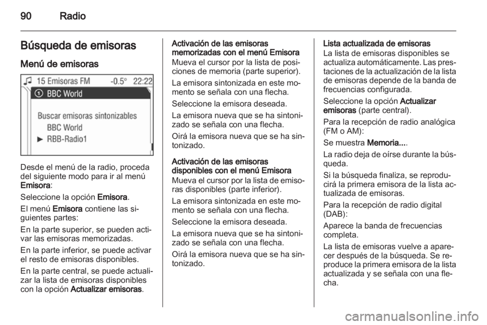 OPEL CORSA 2010.5  Manual de infoentretenimiento (in Spanish) 