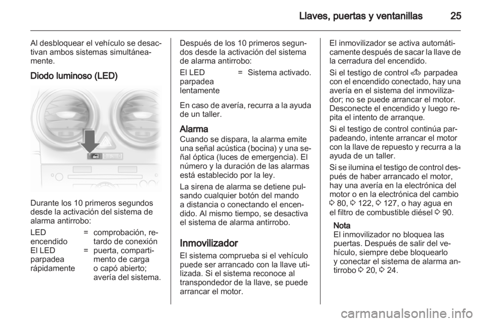 OPEL CORSA 2010.5  Manual de Instrucciones (in Spanish) 