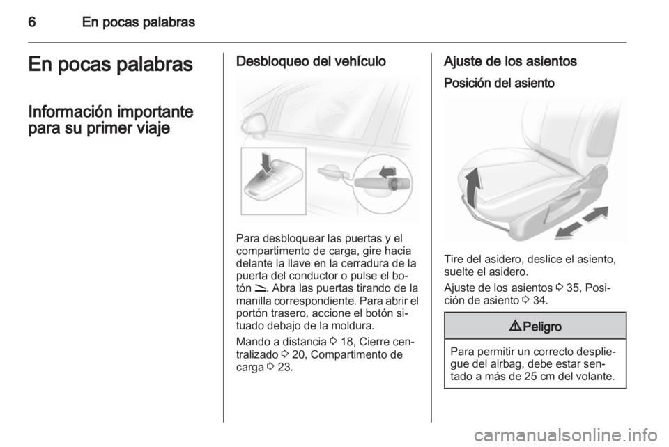OPEL CORSA 2010.5  Manual de Instrucciones (in Spanish) 