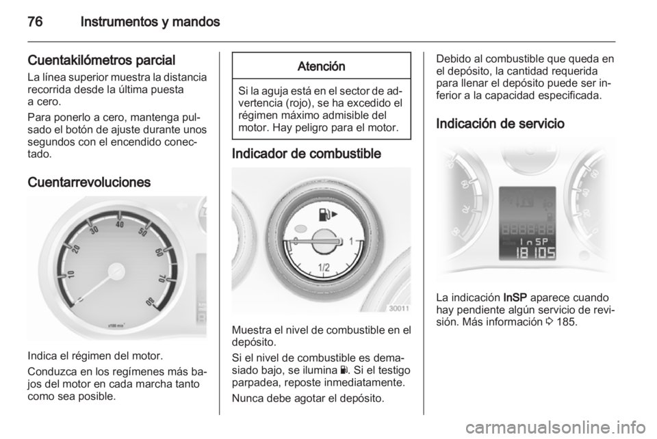 OPEL CORSA 2010.5  Manual de Instrucciones (in Spanish) 