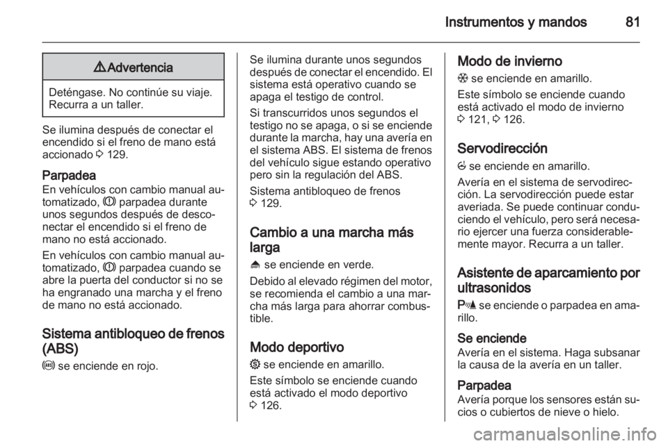 OPEL CORSA 2010.5  Manual de Instrucciones (in Spanish) 