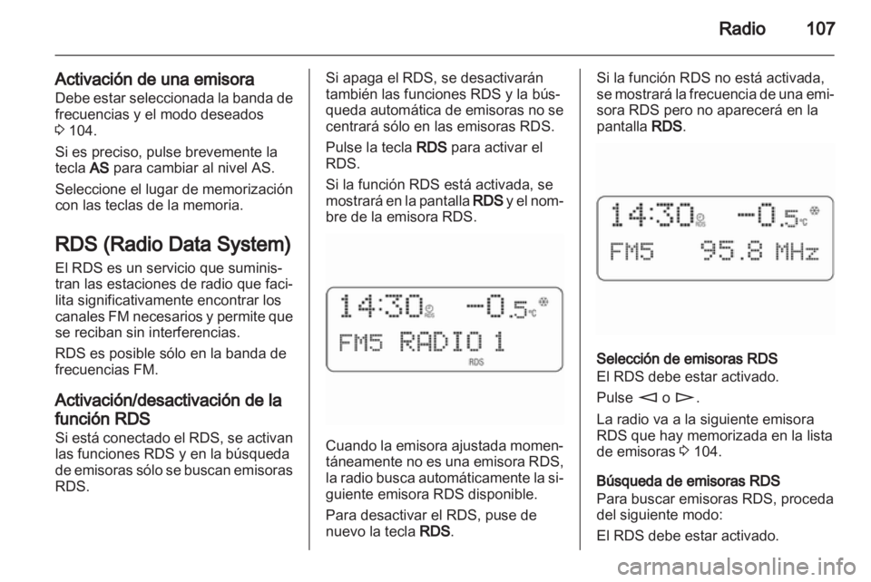 OPEL CORSA 2011  Manual de infoentretenimiento (in Spanish) 