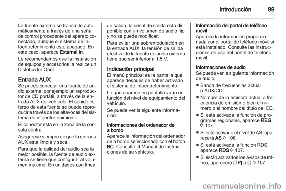 OPEL CORSA 2011  Manual de infoentretenimiento (in Spanish) 