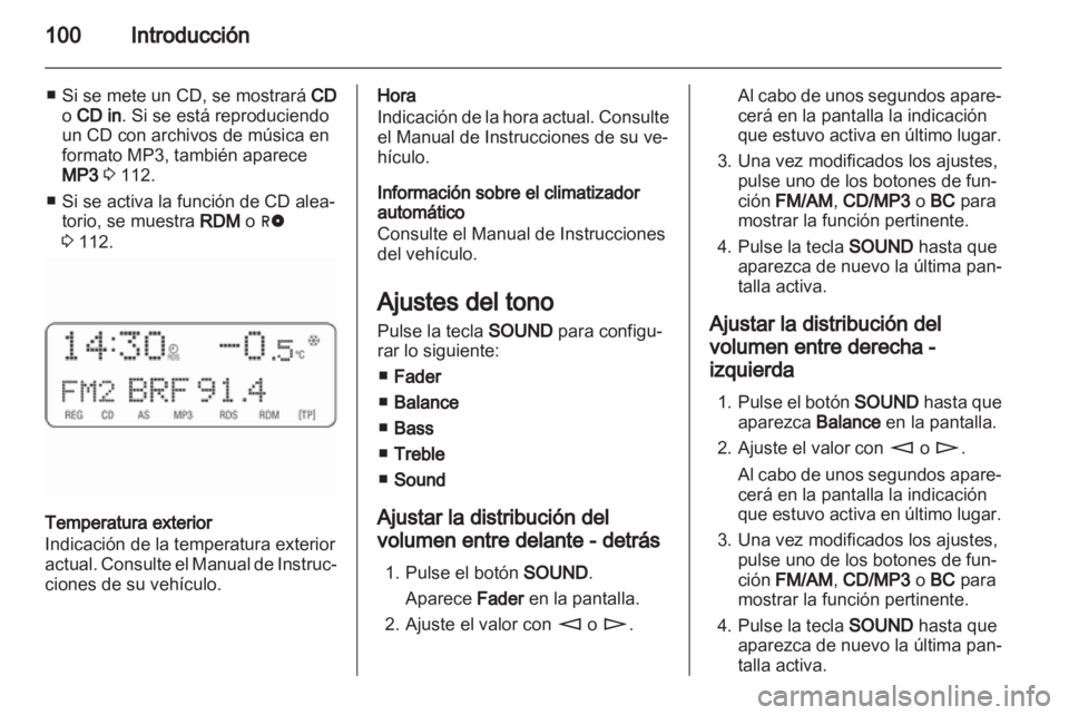 OPEL CORSA 2011  Manual de infoentretenimiento (in Spanish) 