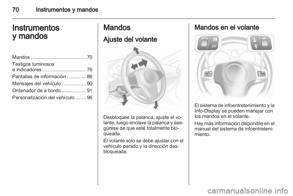 OPEL CORSA 2011  Manual de Instrucciones (in Spanish) 