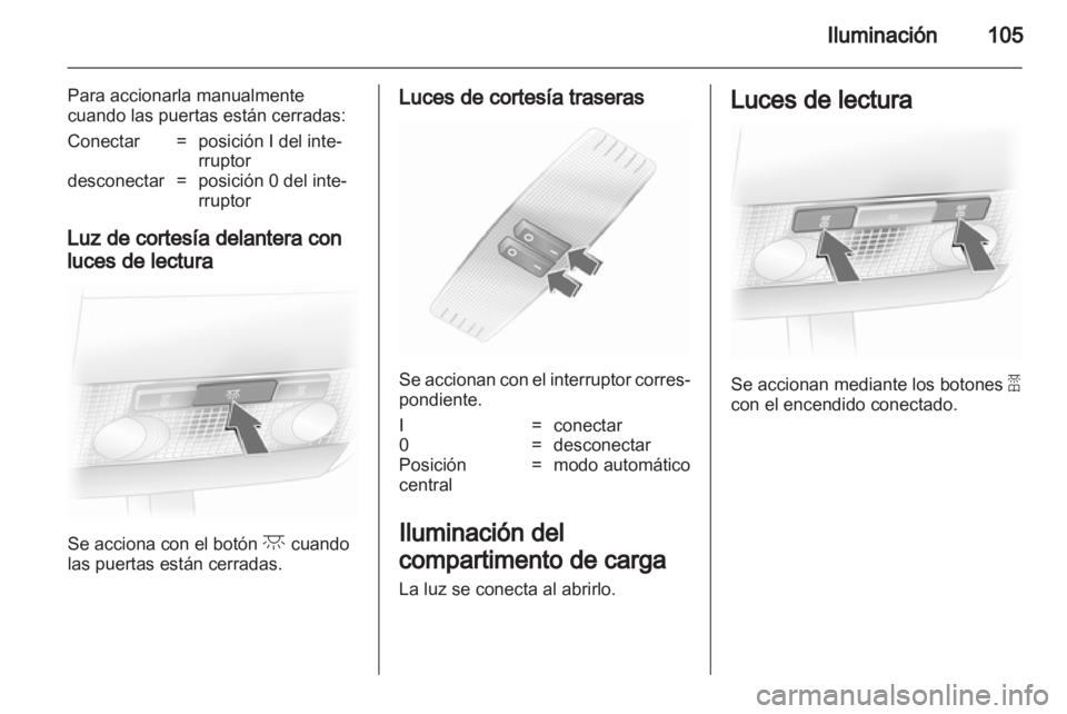 OPEL CORSA 2011.5  Manual de Instrucciones (in Spanish) 