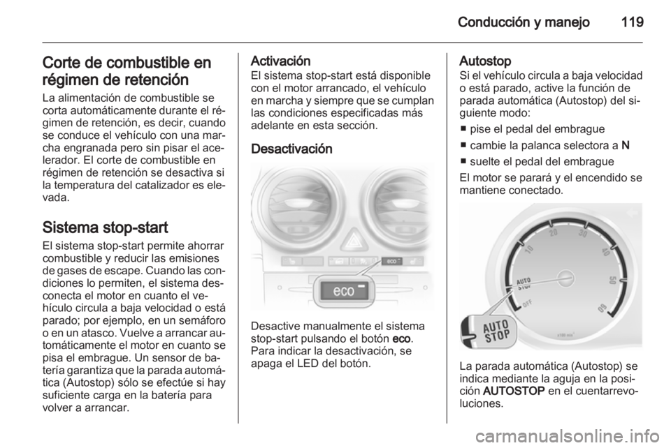 OPEL CORSA 2011.5  Manual de Instrucciones (in Spanish) 