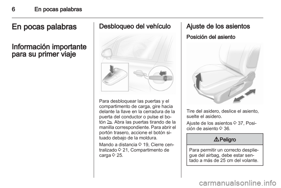 OPEL CORSA 2011.5  Manual de Instrucciones (in Spanish) 