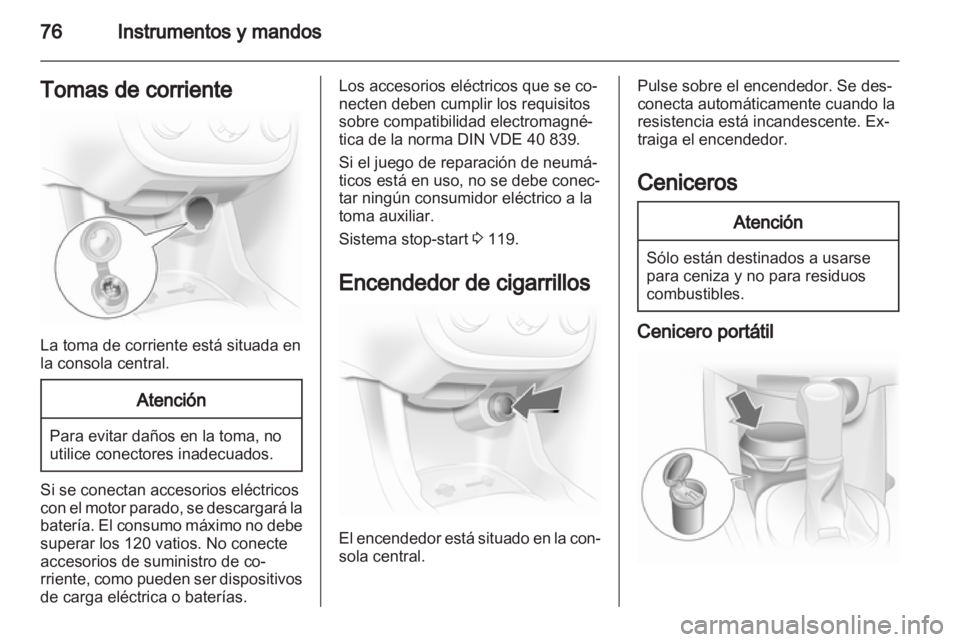 OPEL CORSA 2011.5  Manual de Instrucciones (in Spanish) 