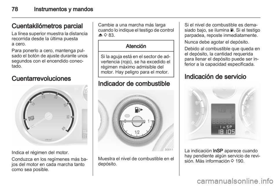 OPEL CORSA 2011.5  Manual de Instrucciones (in Spanish) 
