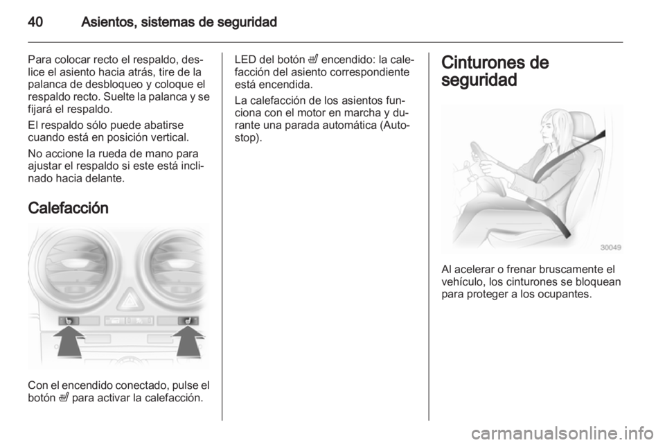 OPEL CORSA 2012  Manual de Instrucciones (in Spanish) 