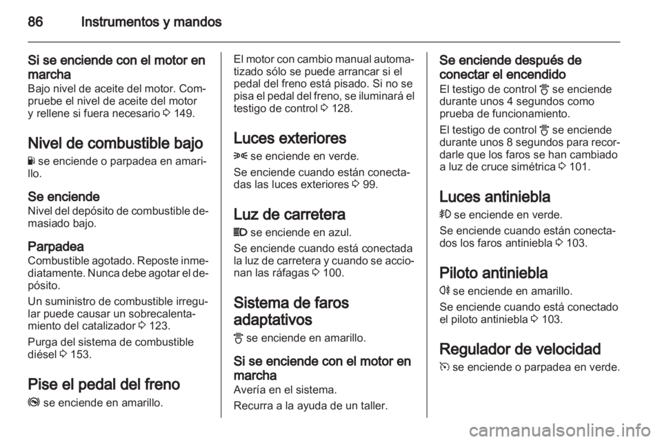 OPEL CORSA 2012  Manual de Instrucciones (in Spanish) 