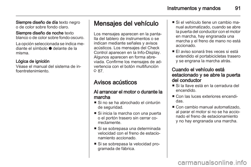 OPEL CORSA 2012  Manual de Instrucciones (in Spanish) 