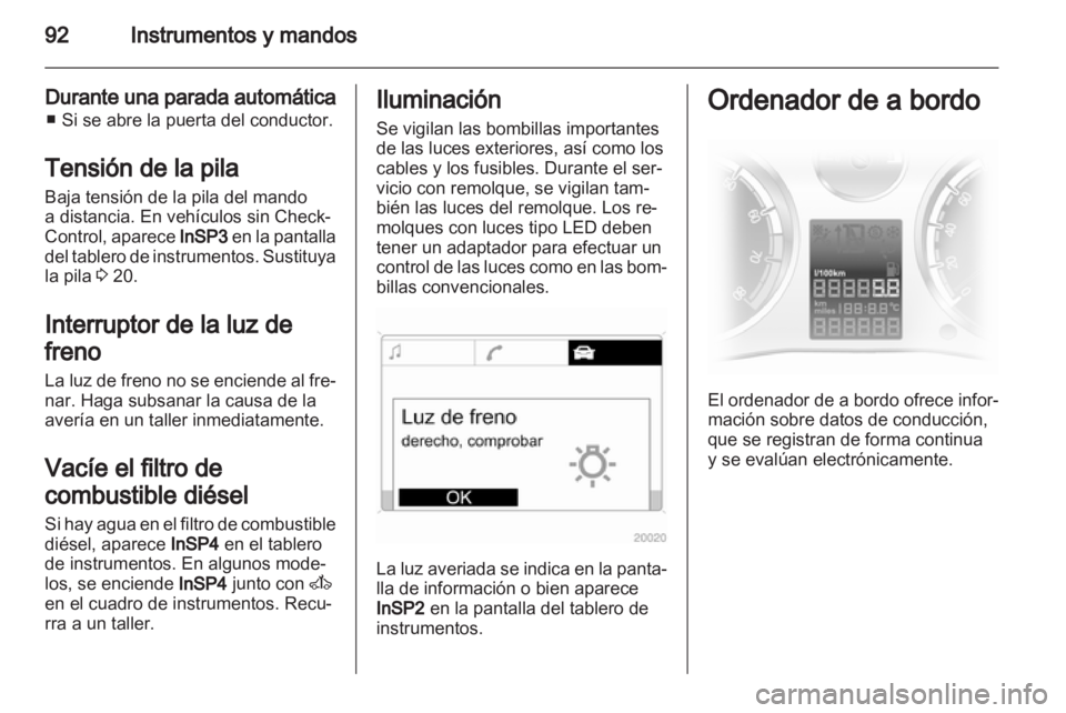 OPEL CORSA 2012  Manual de Instrucciones (in Spanish) 