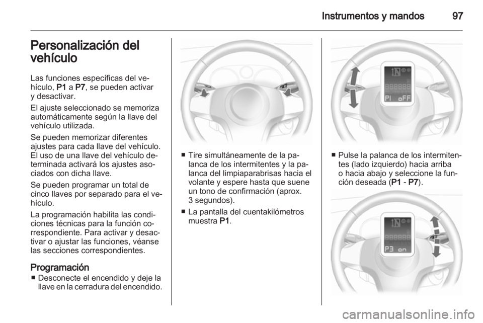 OPEL CORSA 2012  Manual de Instrucciones (in Spanish) 
