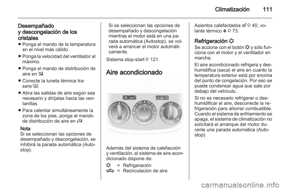OPEL CORSA 2012.5  Manual de Instrucciones (in Spanish) 