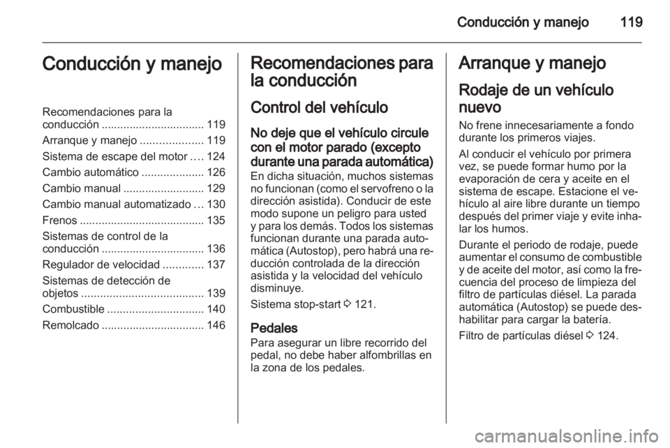 OPEL CORSA 2012.5  Manual de Instrucciones (in Spanish) 