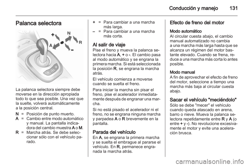 OPEL CORSA 2012.5  Manual de Instrucciones (in Spanish) 