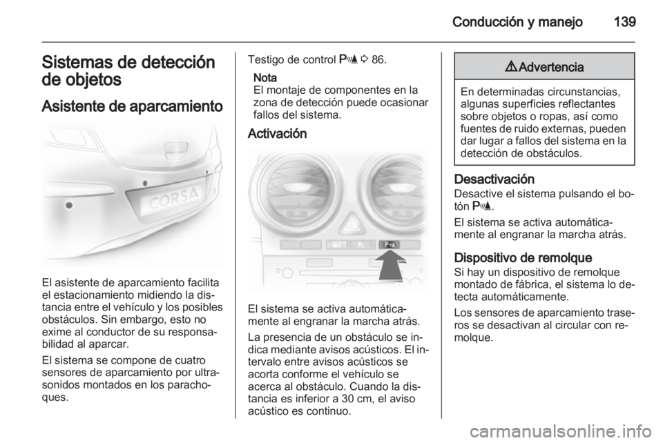 OPEL CORSA 2012.5  Manual de Instrucciones (in Spanish) 