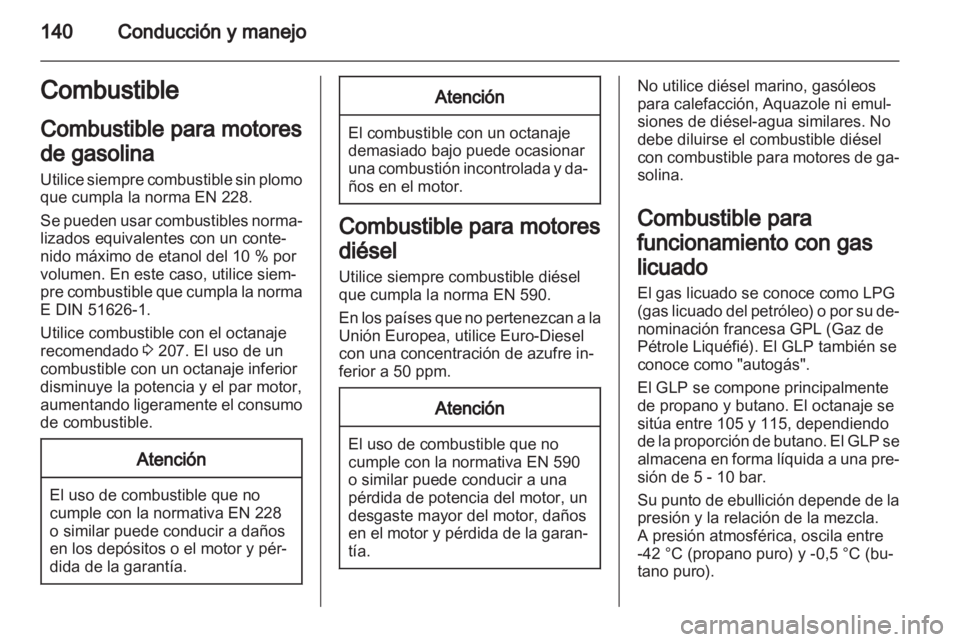 OPEL CORSA 2012.5  Manual de Instrucciones (in Spanish) 