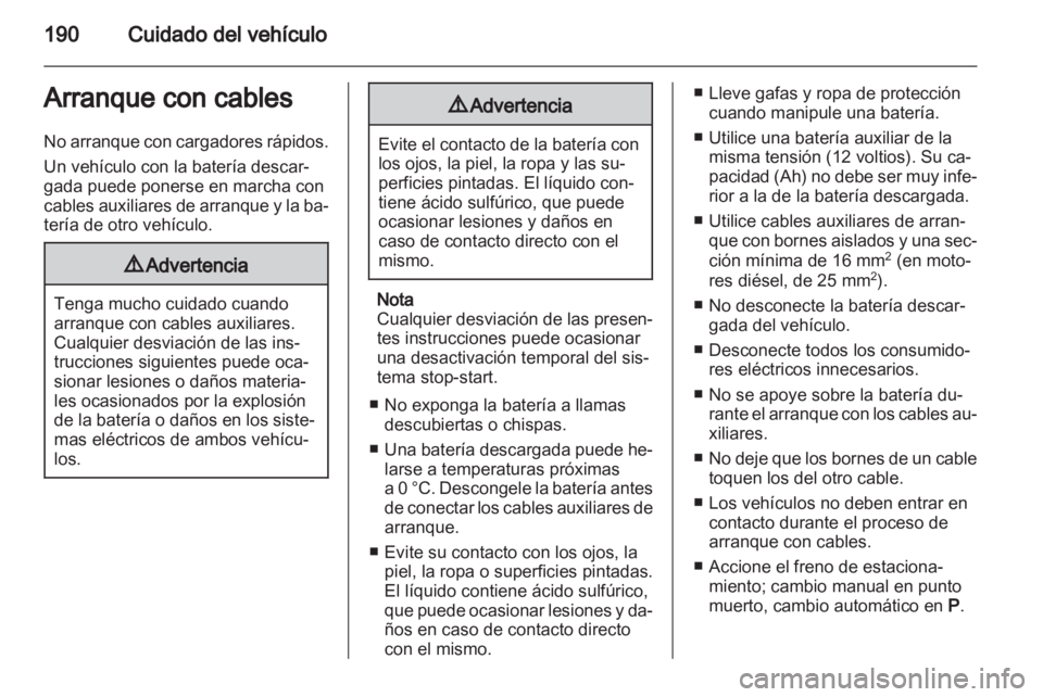 OPEL CORSA 2012.5  Manual de Instrucciones (in Spanish) 