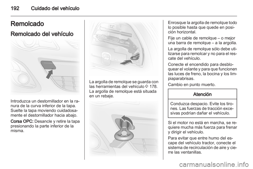 OPEL CORSA 2012.5  Manual de Instrucciones (in Spanish) 