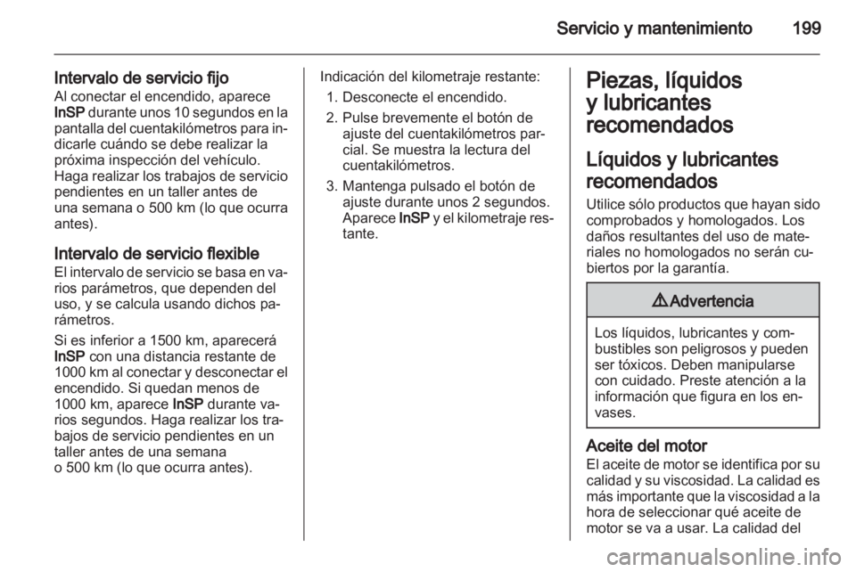 OPEL CORSA 2012.5  Manual de Instrucciones (in Spanish) 