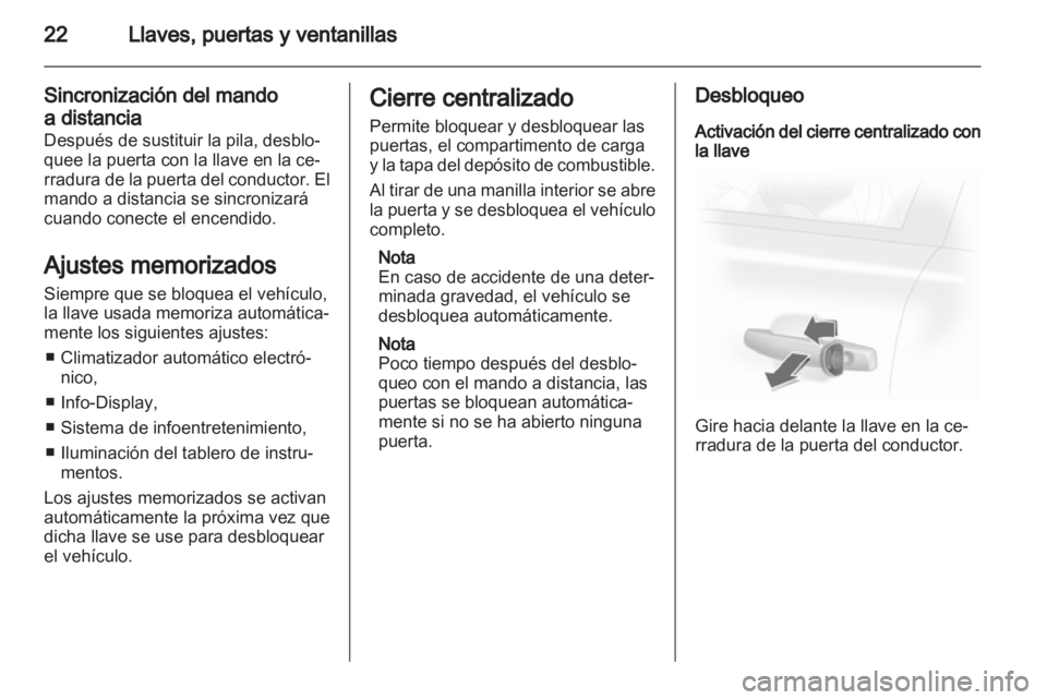 OPEL CORSA 2012.5  Manual de Instrucciones (in Spanish) 