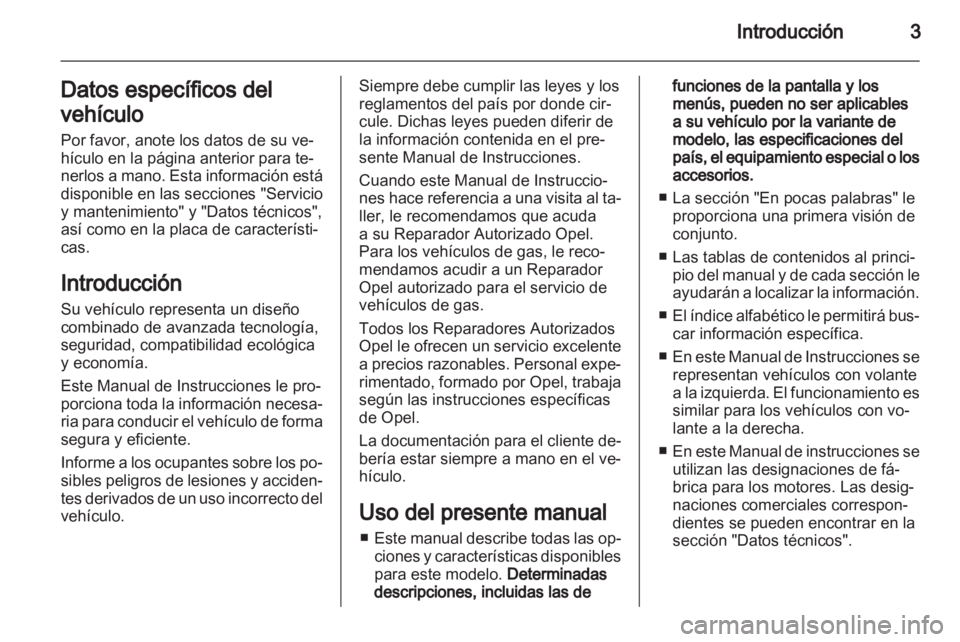 OPEL CORSA 2012.5  Manual de Instrucciones (in Spanish) 