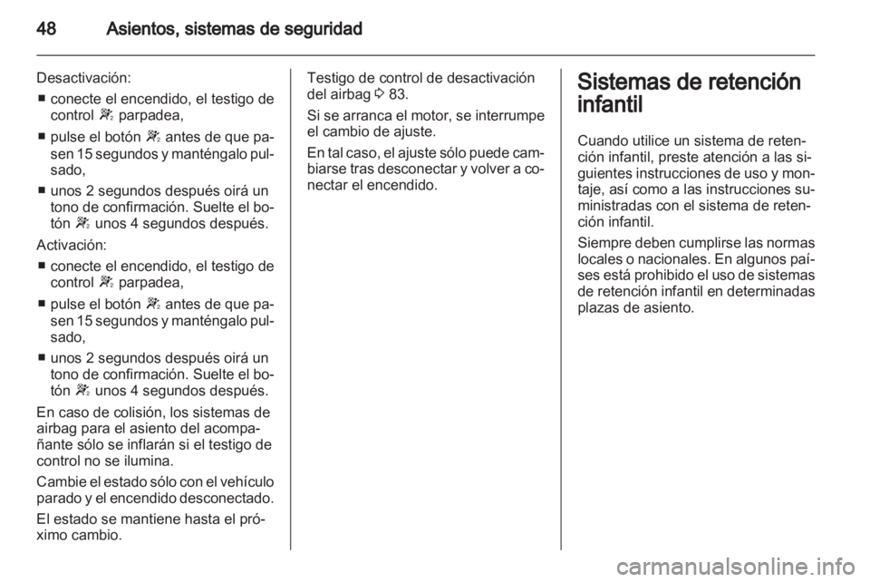 OPEL CORSA 2012.5  Manual de Instrucciones (in Spanish) 
