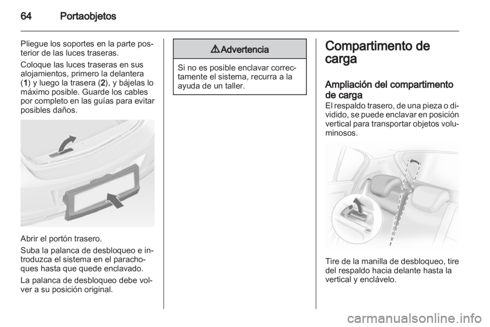 OPEL CORSA 2012.5  Manual de Instrucciones (in Spanish) 