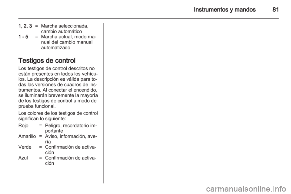 OPEL CORSA 2012.5  Manual de Instrucciones (in Spanish) 