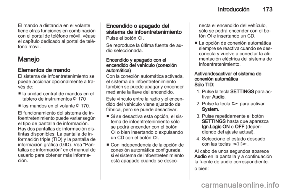 OPEL CORSA 2013  Manual de infoentretenimiento (in Spanish) 