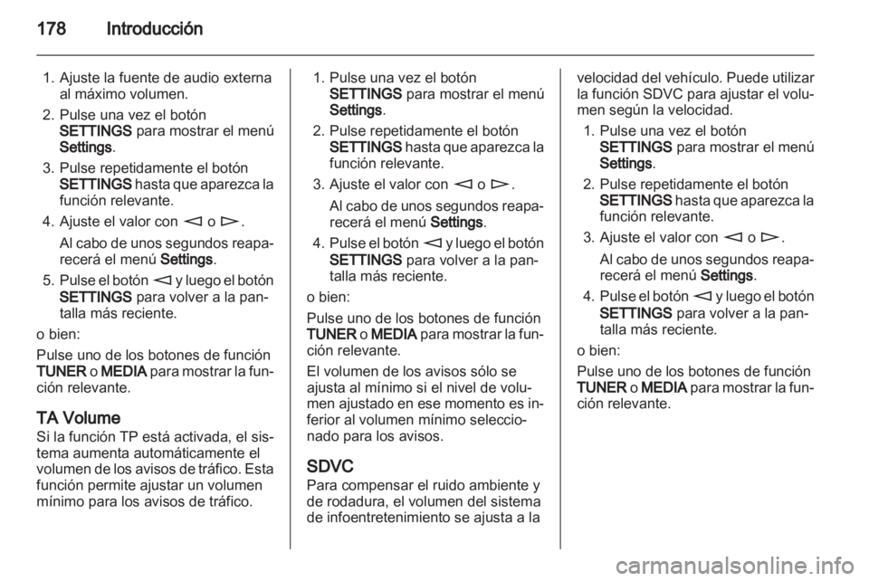 OPEL CORSA 2013  Manual de infoentretenimiento (in Spanish) 