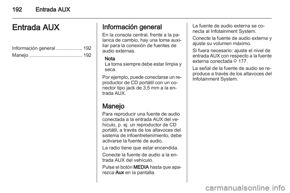 OPEL CORSA 2013  Manual de infoentretenimiento (in Spanish) 